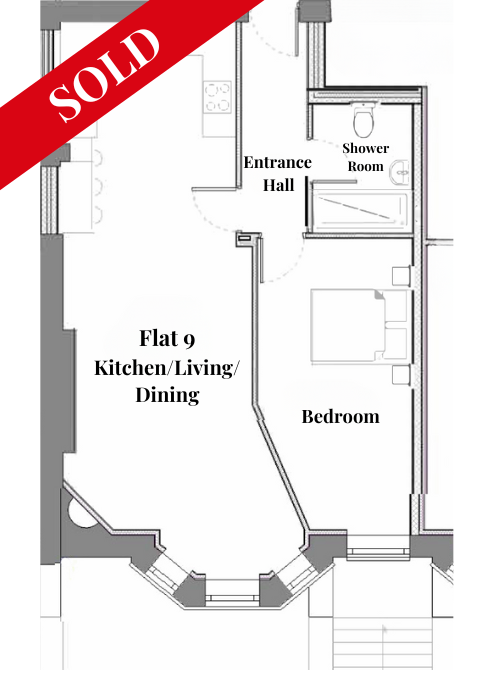 Flat 9 - SOLD - One bedroom apartment